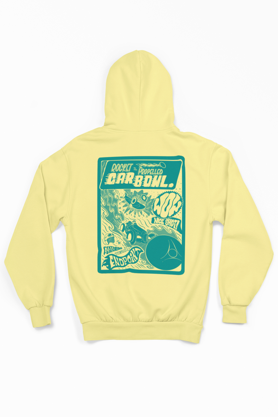 Rocket Propelled Car Bowl Hoodie