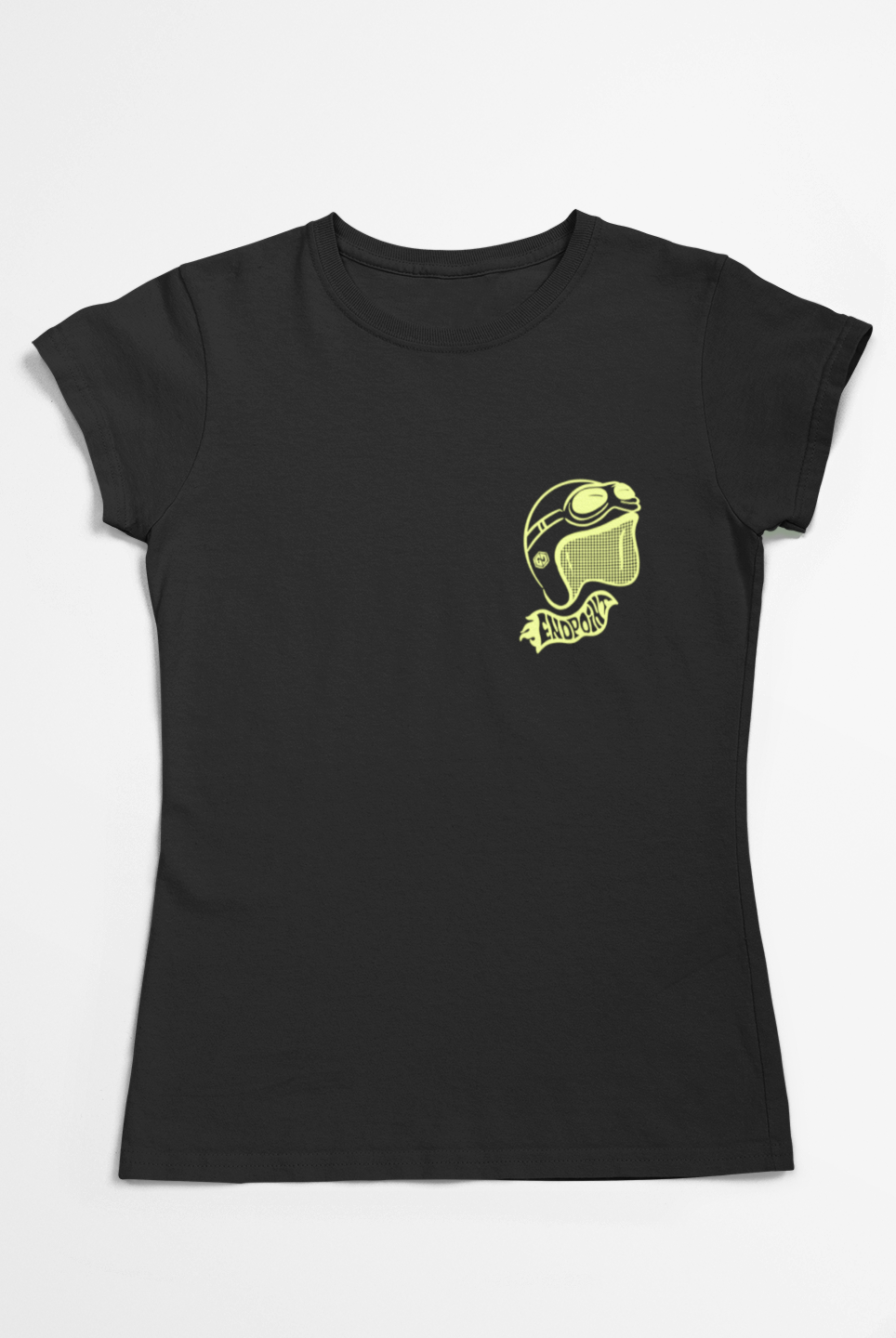 Ladies Rocket Propelled Car Bowl Tee